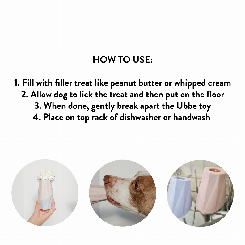 The Ubbe - Treat Filler Chew Toy Made for Easy Cleaning