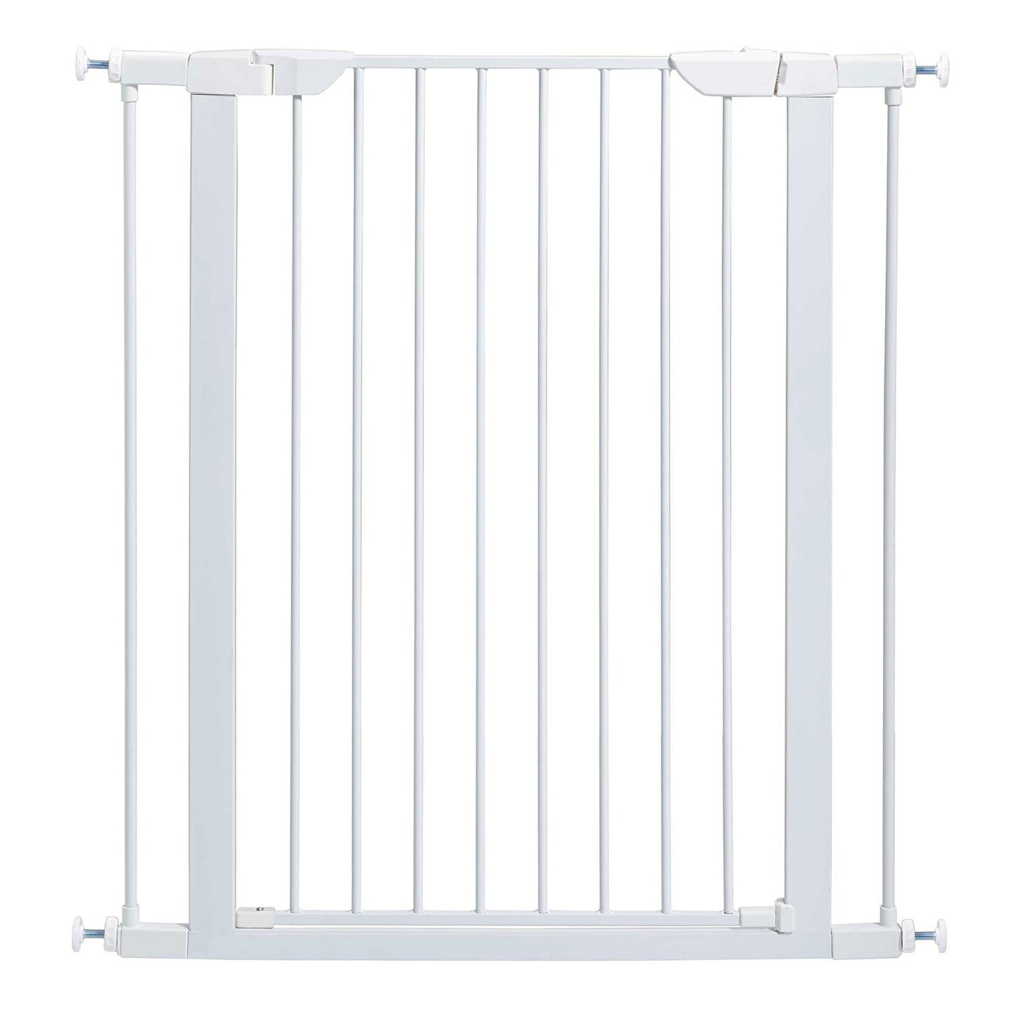 Midwest Glow in the Dark Steel Pressue Mount Pet Gate Tall White 29.5" - 38" x 1" x 29.88"