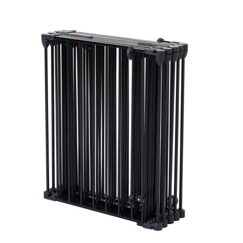150 Adjustable Safety Gate 6 Panels Play Yard Metal Doorways Fireplace Fence Christmas Tree Fence Gate For House Stairs Gate Prohibited Area Fence