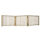 Four Paws Smart Design Folding Freestanding Gate 3 Panel Beige 24" - 68" x 1" x 17"