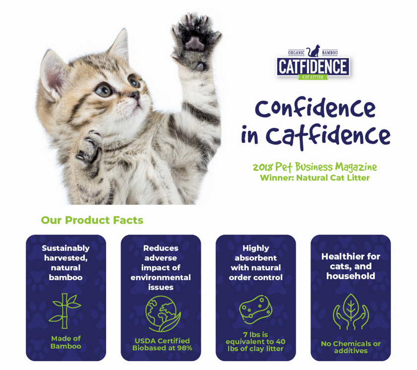 Catfidence Bamboo Cat Litter