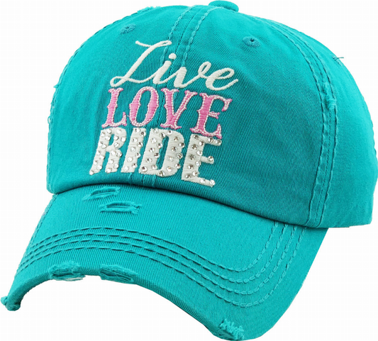 AWST Int'l "Live, Love, Ride" Cap