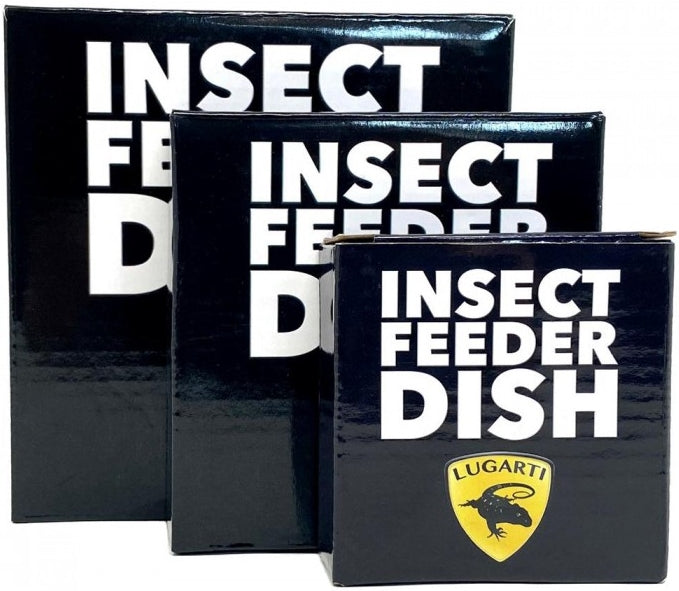 Lugarti Insect Feeder Dish Black