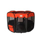 Armarkat PP002R-XL Portable Pet Playpen In Bk and Rd Combo