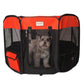 Armarkat PP002R-XL Portable Pet Playpen In Bk and Rd Combo