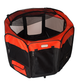 Armarkat PP002R-XL Portable Pet Playpen In Bk and Rd Combo