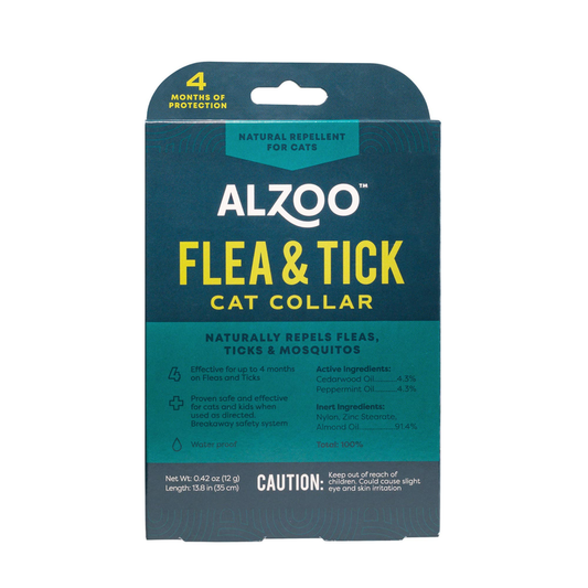 ALZOO Plant-Based Flea & Tick Collar Cat