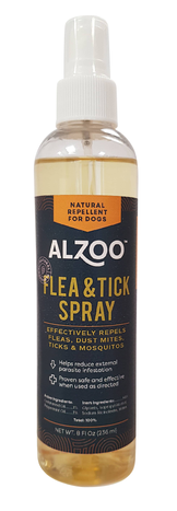 ALZOO Plant-Based Flea and Tick Repellent Spray for Dogs