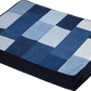 Patched Denim Dog Bed