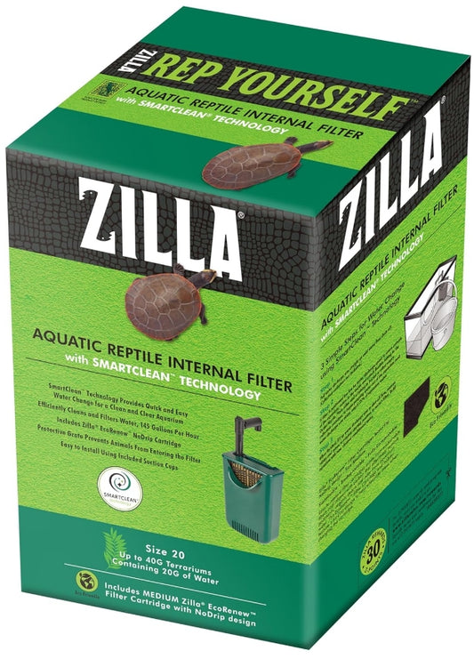 Zilla Aquatic Reptile Internal Filter with SmartClean Technology