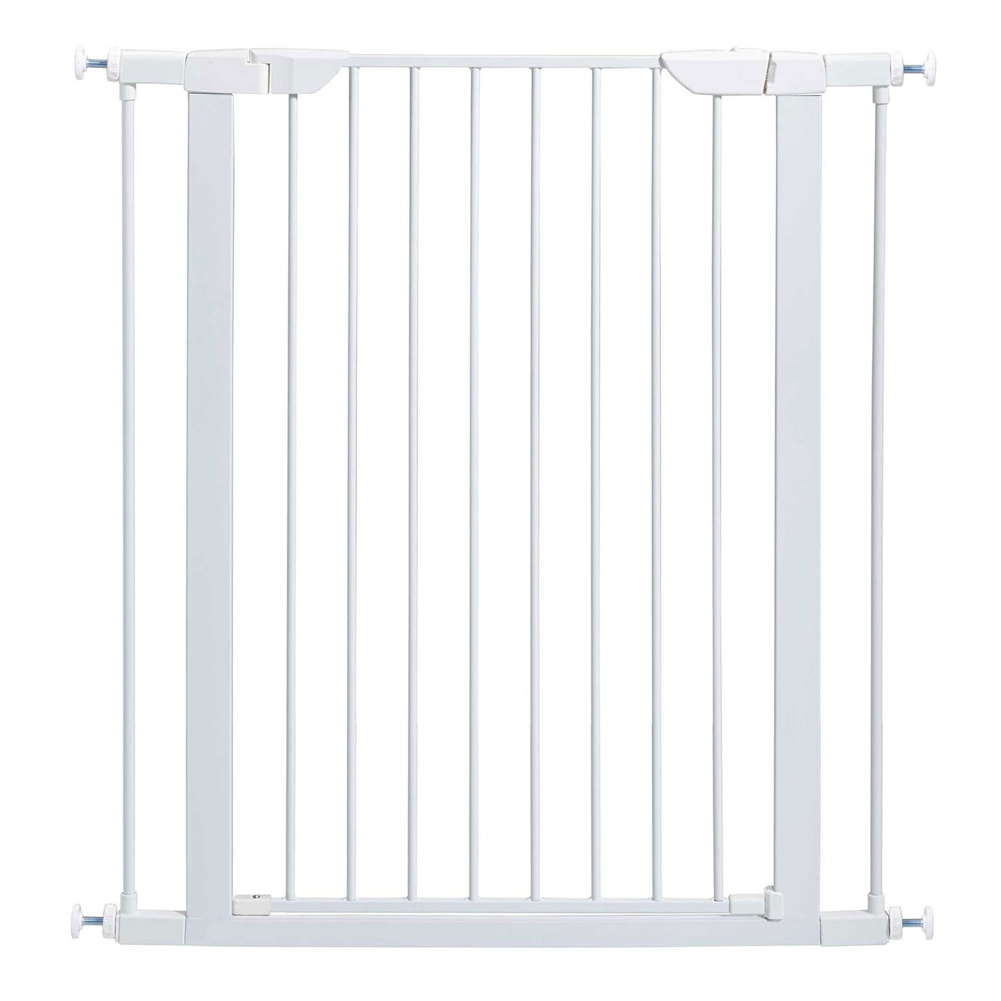 Midwest Glow in the Dark Steel Pressue Mount Pet Gate Tall White 29.5" - 38" x 1" x 29.88"