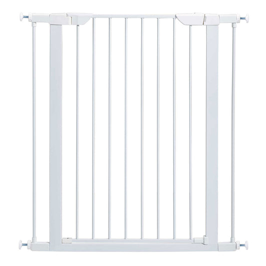 Midwest Glow in the Dark Steel Pressue Mount Pet Gate Tall White 29.5" - 38" x 1" x 29.88"