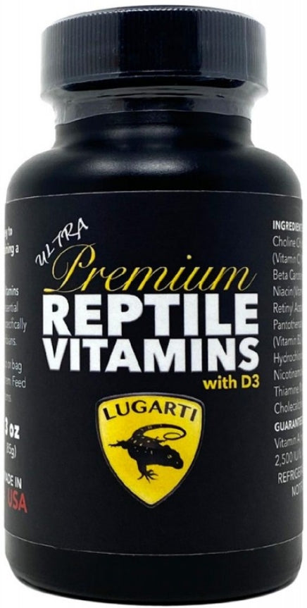 Lugarti Ultra Premium Reptile Vitamins with D3