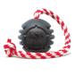 USA-K9 Magnum Black Stars and Stripes Ultra-Durable  Rubber Chew Toy, Reward Toy, Tug Toy, and Retrieving Toy