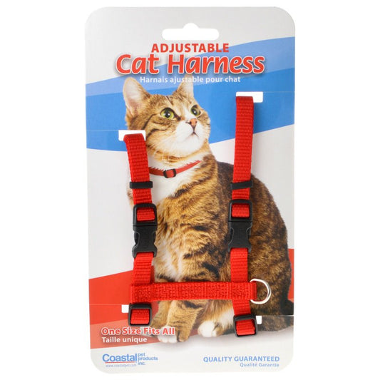 Coastal Pet Adjustable Cat Harness Red