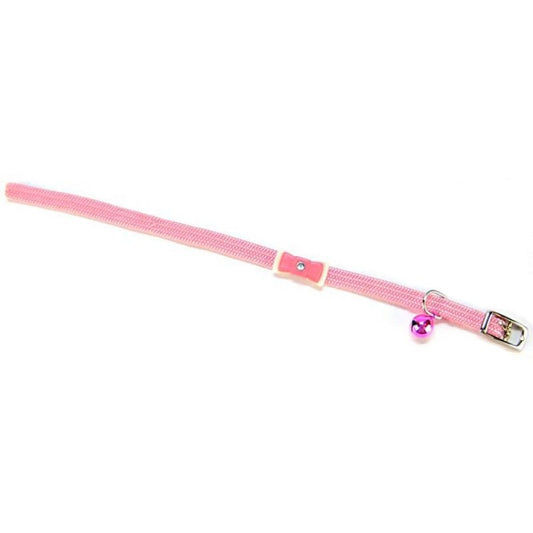 Lil Pals Cat Collar With Bow Pink