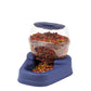 Bergan Petite Gourmet Pet Feeder Small Blue 13" x 11.5" x 11.25