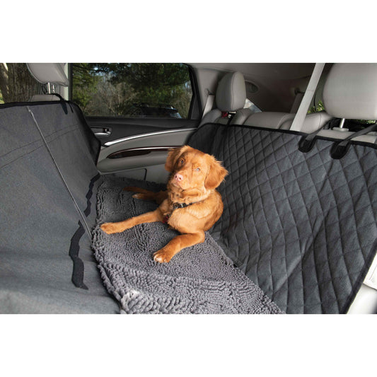 DGS Pet Products Dirty Dog 3-in-1 Car Seat Cover and Hammock Cool Grey 54" x 61" x 2"