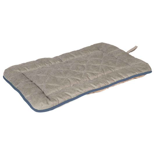 DGS Pet Products Chenille Pet Sleeper Cushion Large Grey/Blue 23" x 36" x 1"