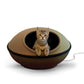 K&H Pet Products Thermo-Mod Dream Pod Large Tan/Black 22" x 22" x 11.5"