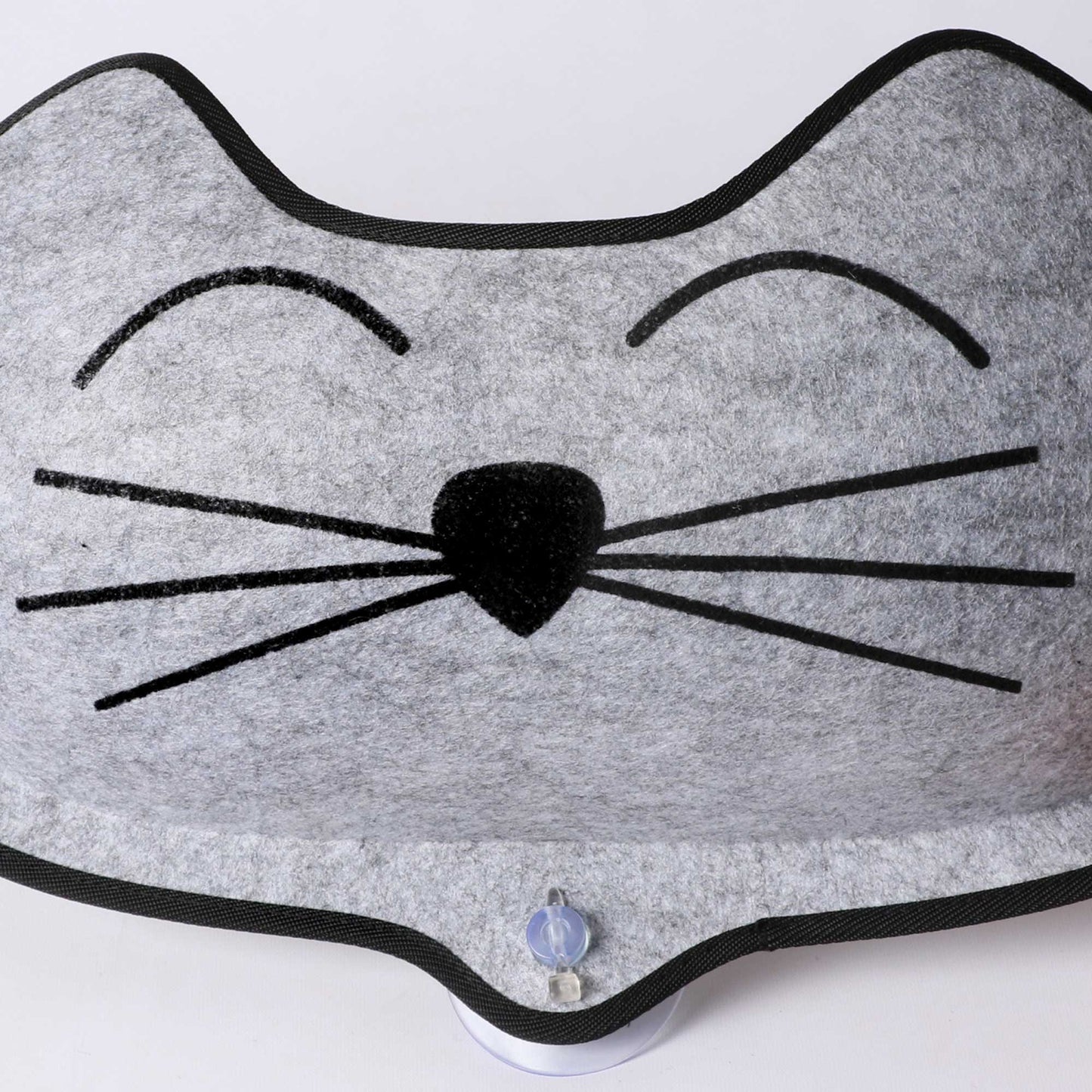 K&H Pet Products EZ Mount Kittyface Window Bed Gray 27" x 8" x 11"