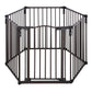 North States 3-in-1 Arched Décor Metal Superyard Six-Panel Bronze 24" x 30"