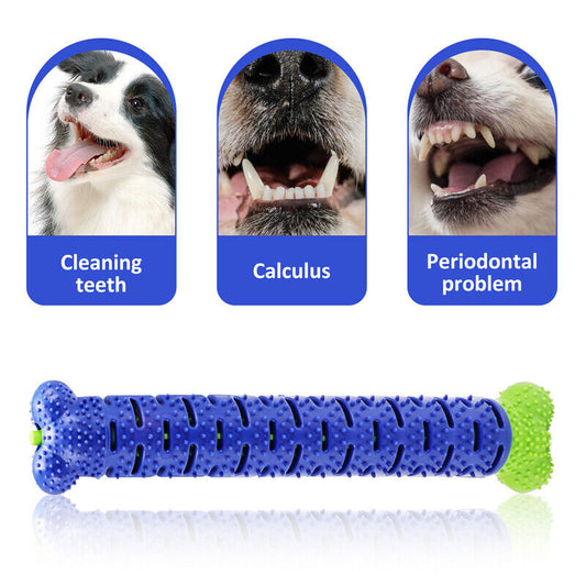Dog Toys Toothbrush TPR Chew Bite Teeth Cleaning Pet Molar Brushing Stick Dogs Toothbrush Chewing Bite Toy Durable Chewing