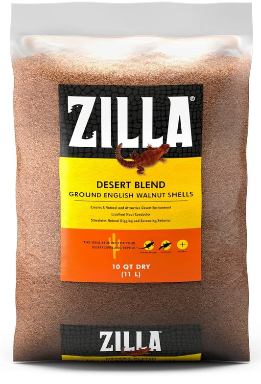 Zilla Desert Blend Ground English Walnut Shells Reptile Substrate