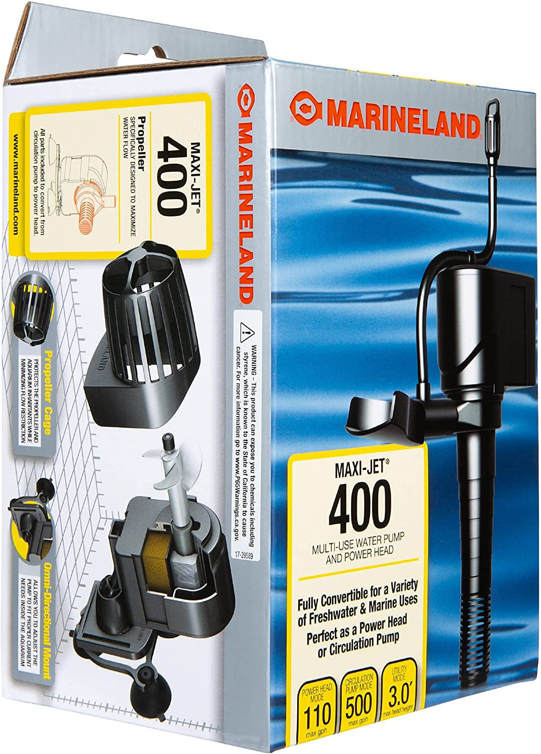 Marineland Maxi Jet Water Pump and Powerhead for Aquariums