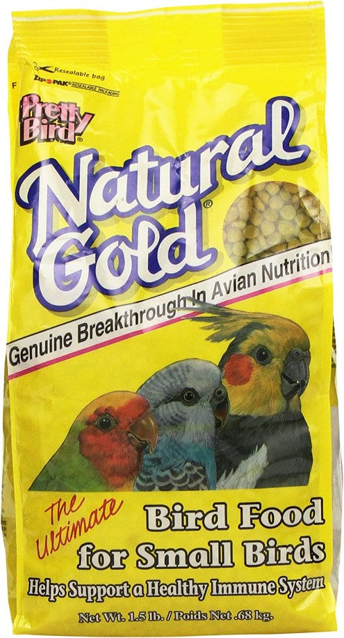 Pretty Pets Natural Gold Food for Small Birds