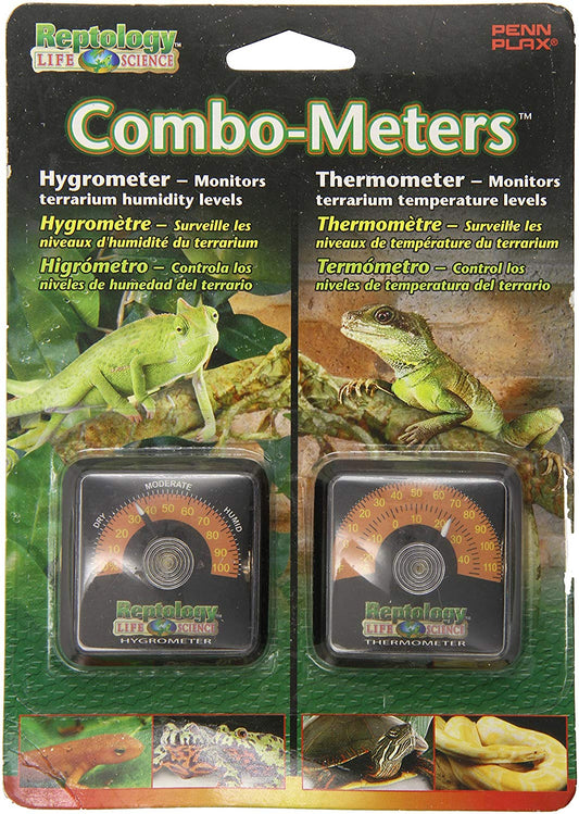 Reptology Reptile Combo Meters Hygrometer and Thermometer