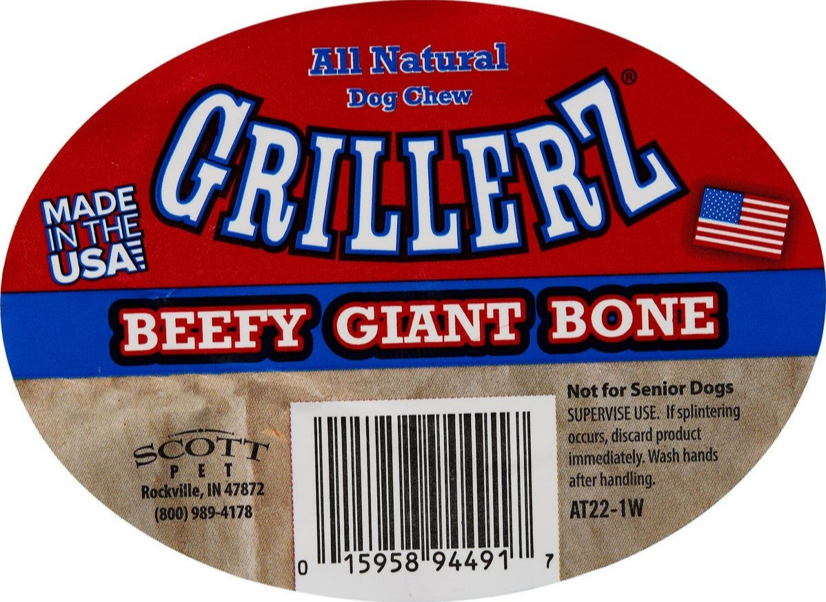 Grillerz Smoked Beefy Giant Bone Dog Treat
