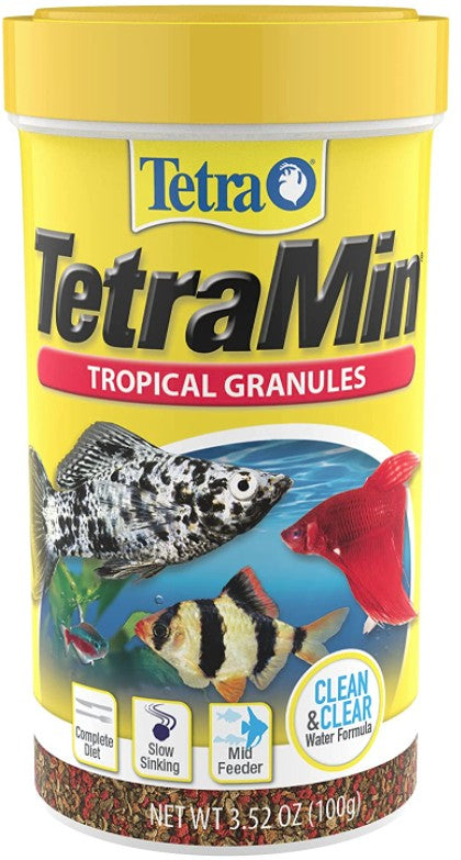 Tetra TetraMin Tropical Granules Nutritionally Balanced Fish Food for Small Aquarium Fish